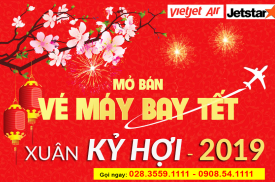 Đã có vé máy bay tết 2019 Vietjet Air, Jetstar