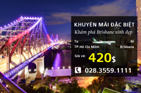 Hãng hàng không Eva Air khuyến mãi đến Brisbane (Úc) giá vé từ 420USD