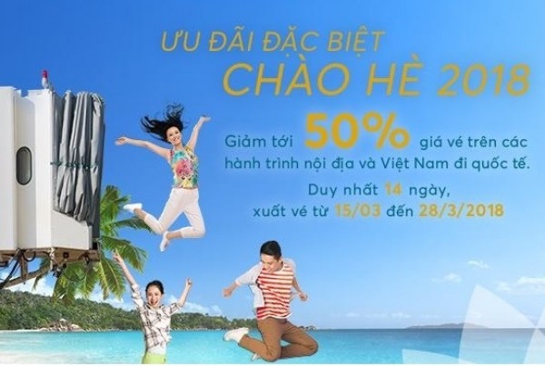 Tin Nóng, Vietnam Airlines tung vé rẻ chào hè 2018