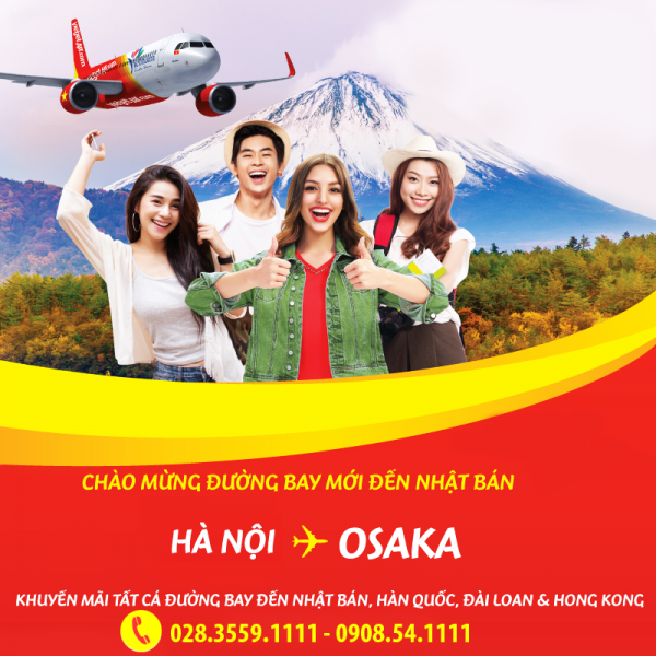 Khuyến mãi đường bay đi Tokyo từ Hà Nội