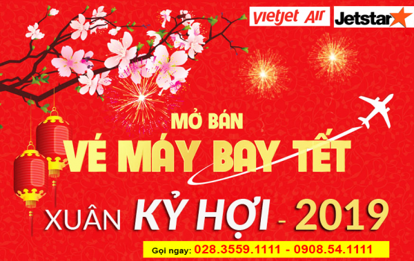 Đã có vé máy bay tết 2019 Vietjet Air, Jetstar
