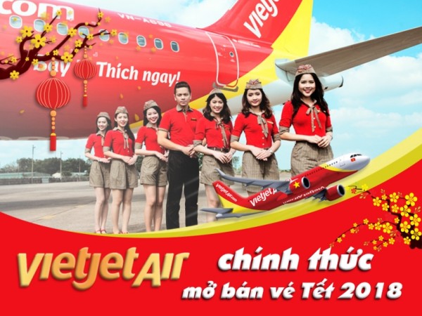 Thông tin vé máy bay tết 2019 vietjet từ các đại lý