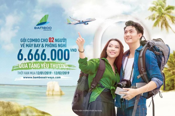 Chuyến bay đầu tiên của Bamboo Airways cất cánh từ 16/1, giá vé cơ bản chỉ từ 149.000 đồng